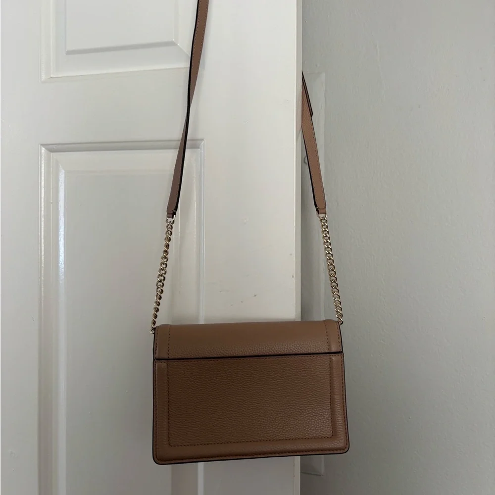 Kate Spade Crossbody Bag - Adjustable Chain Strap - Brown Pebbled Leather - NWOT - Picture 7 of 7